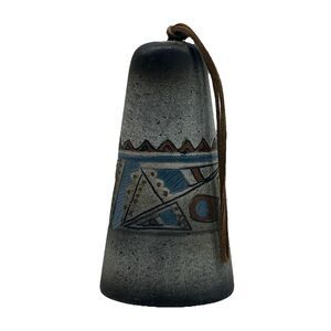 Vintage Native American Hanging Bell 6 Inches‎ Tall Beautiful Design